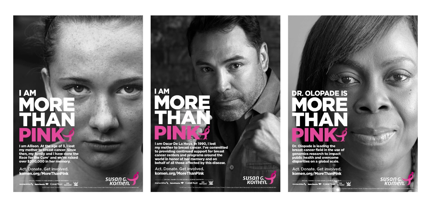 SUSAN G. KOMEN® LAUNCHES “MORE THAN PINK™” MOVEMENT IN OCTOBER